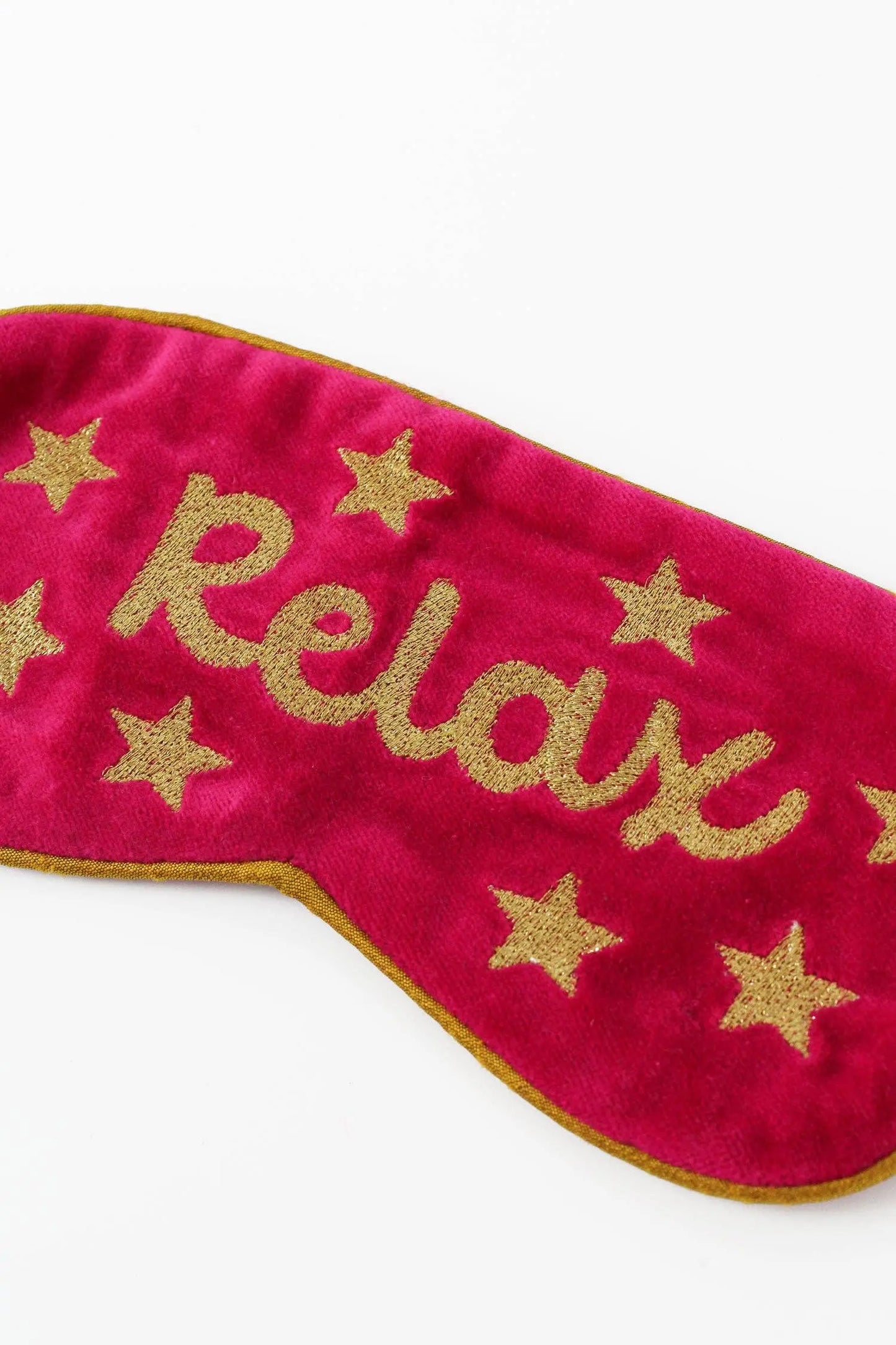 PINK VELVET RELAX SLEEP EYE MASK The Style Closet