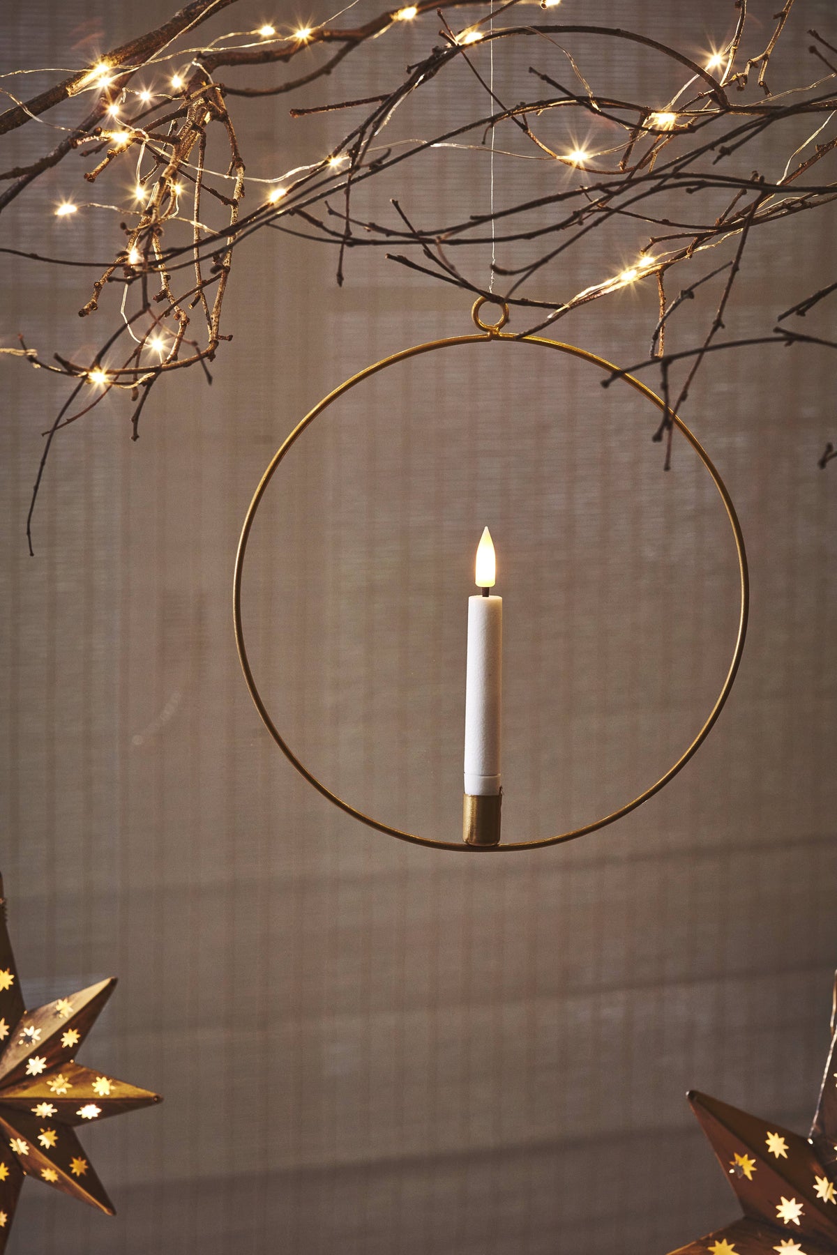 Small Candle Ring: Gold
