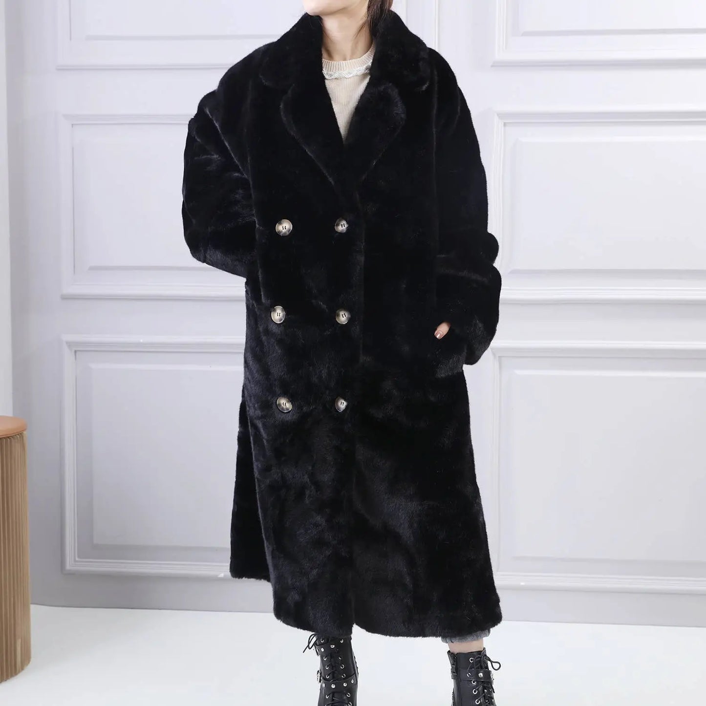 The Luxe Heritage Frost Reverie Faux Fur Coat The Style Closet