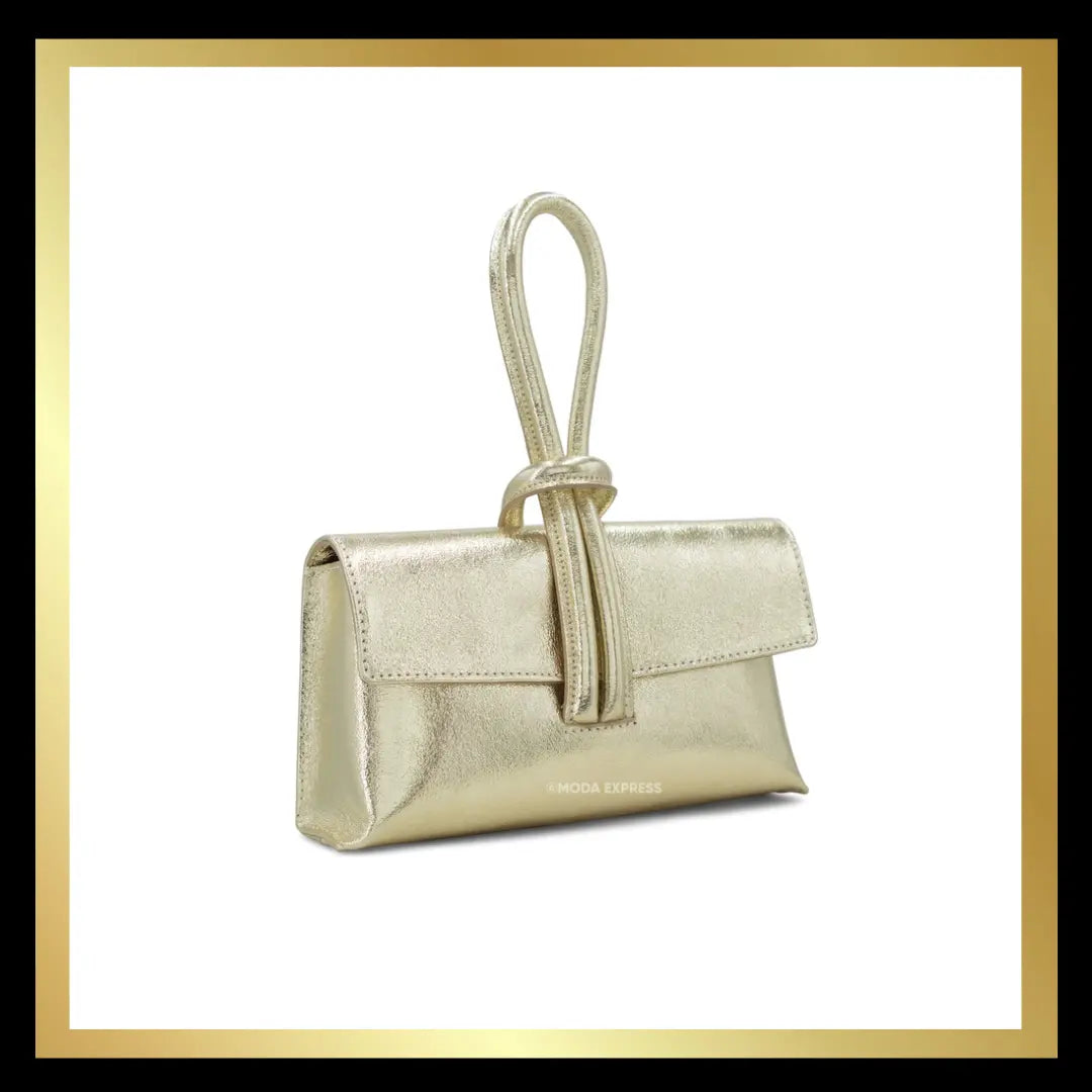 Leather Loop Handle Bag The Style Closet