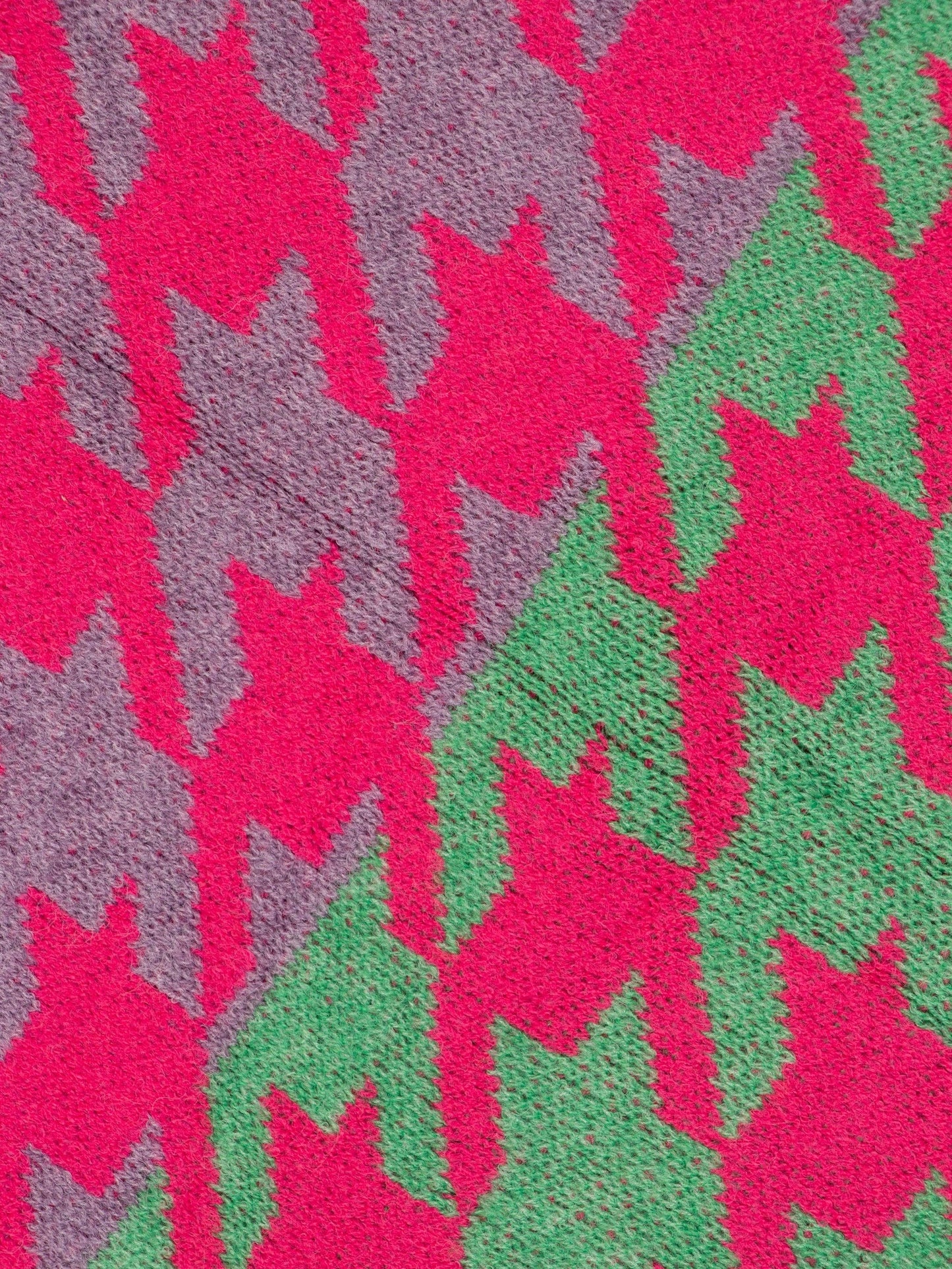 Fuchsia, Houndstooth Scarf