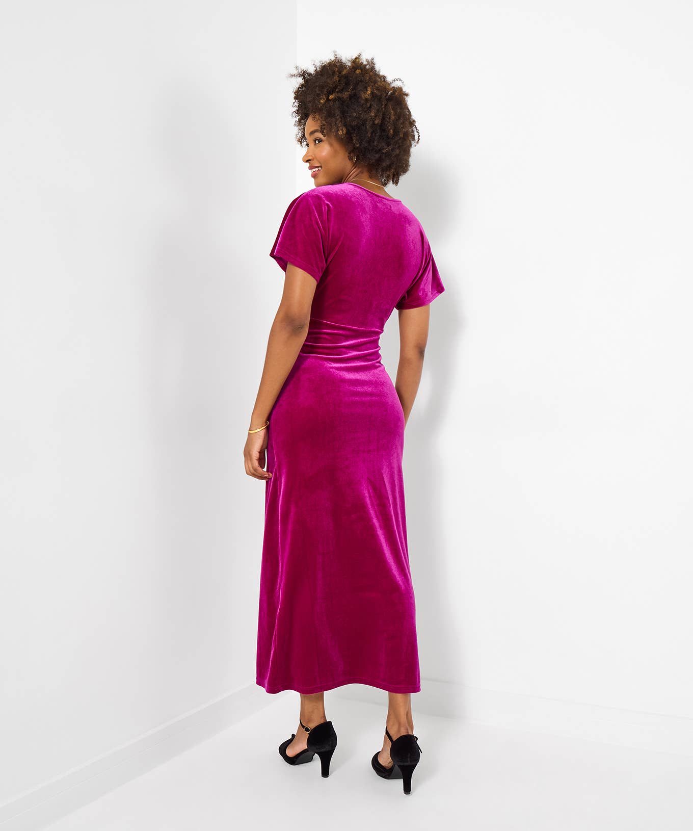 Juliette Velour Dress: