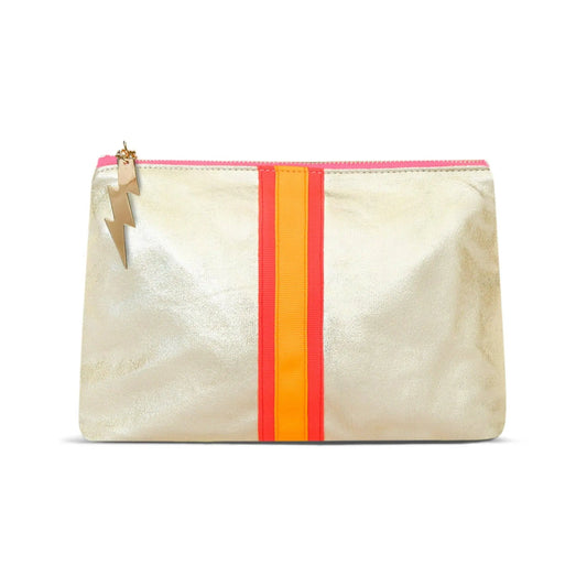 SHEENY GOLD CLUTCH The Style Closet