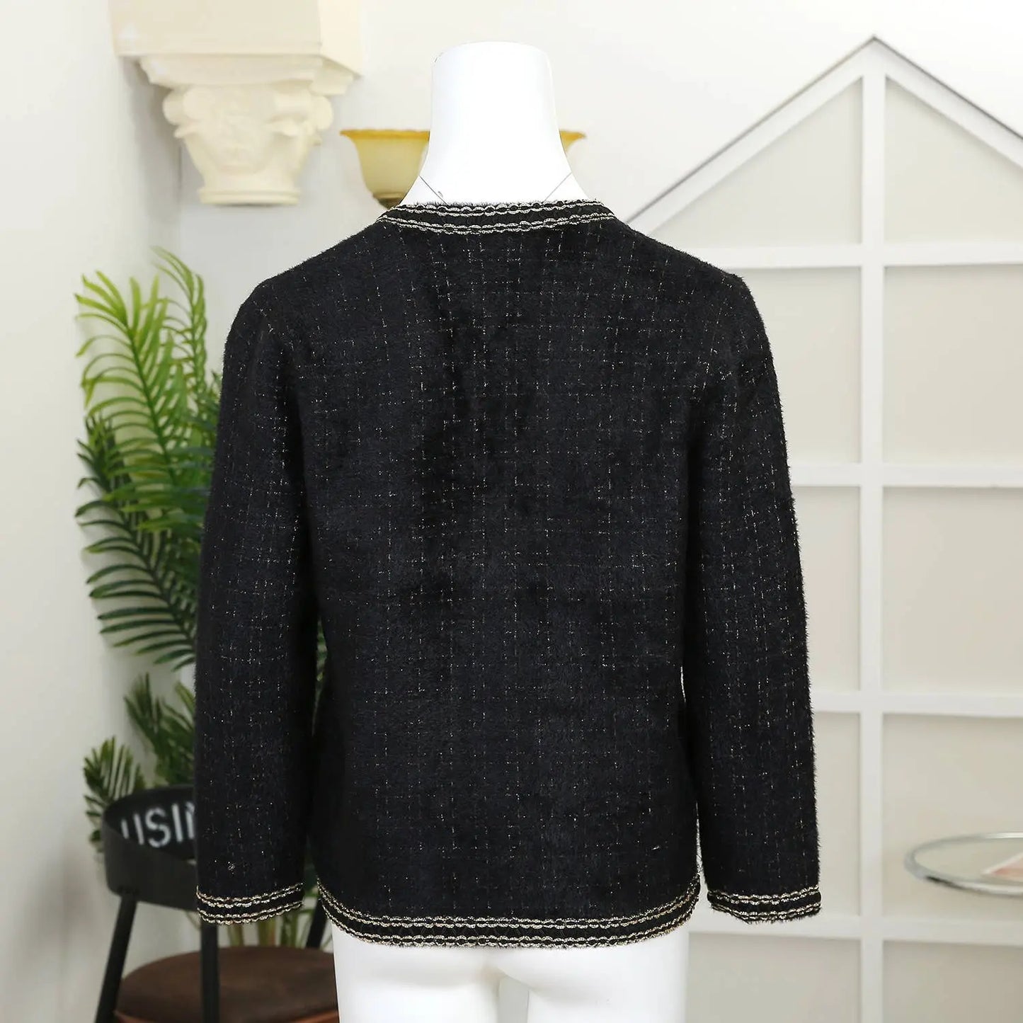 Tweed soft cardigan The Style Closet