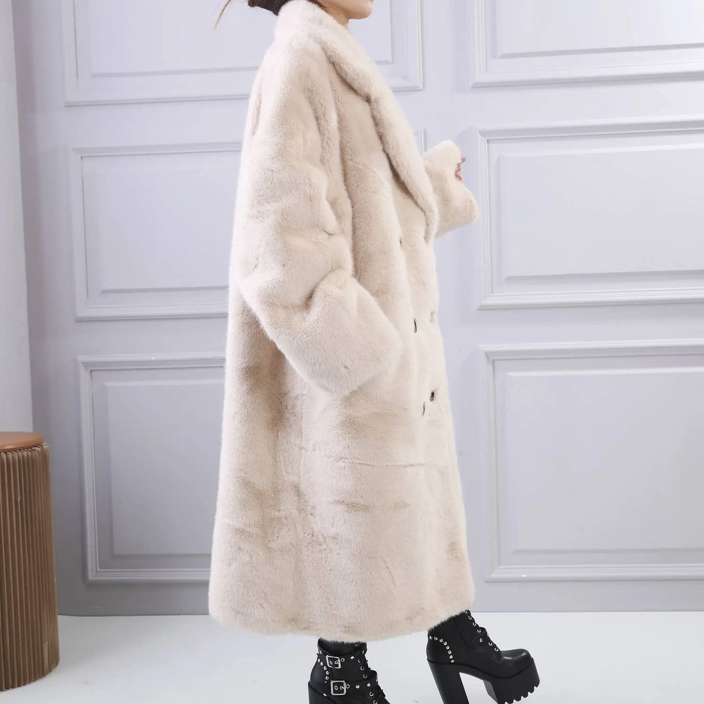 The Luxe Heritage Frost Reverie Faux Fur Coat The Style Closet