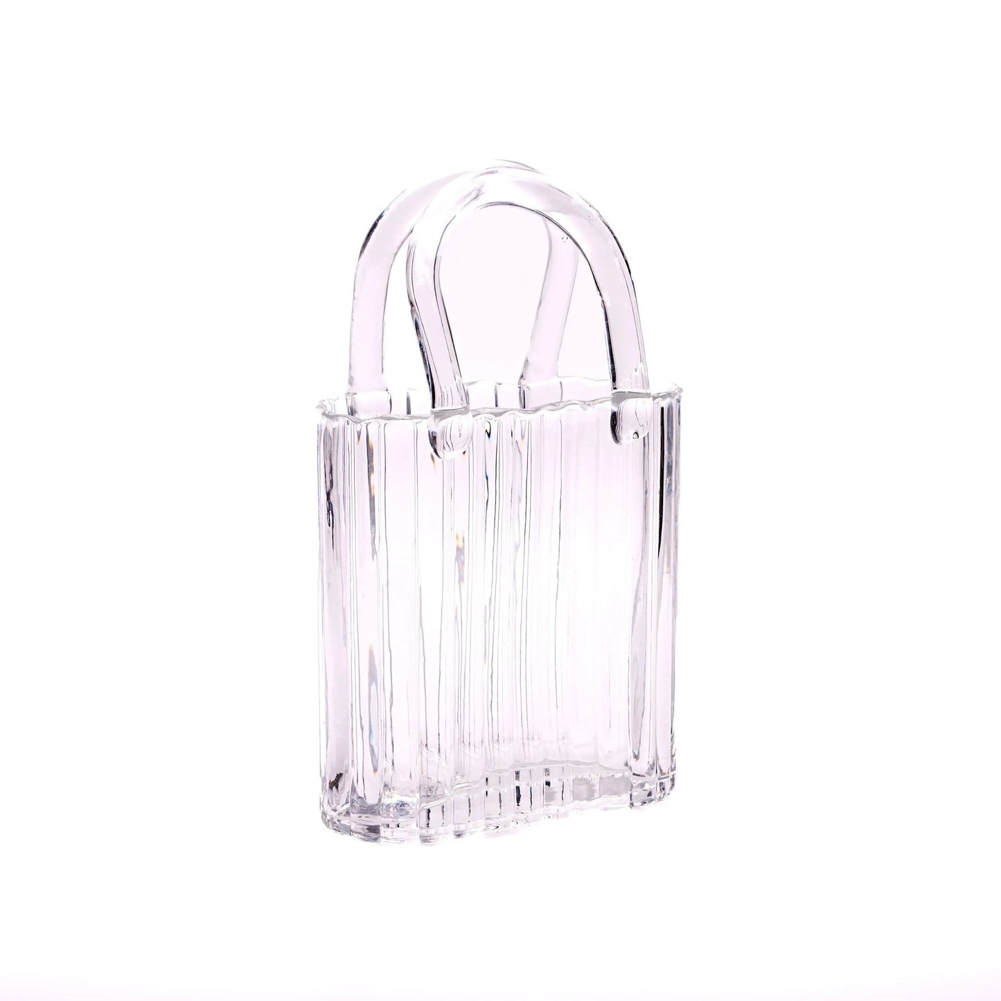 Large Handbag Vase: Clear: Small The Style Closet