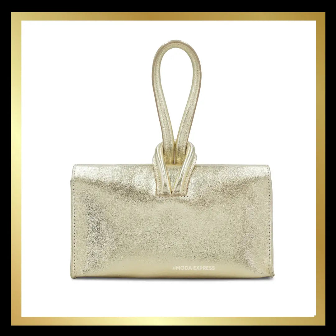 Leather Loop Handle Bag The Style Closet