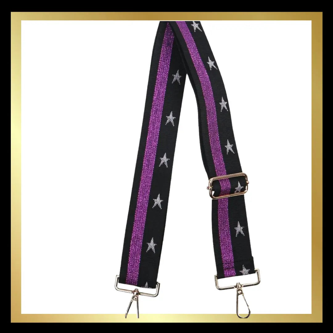 Purple/Black with Silver Stars The Style Closet