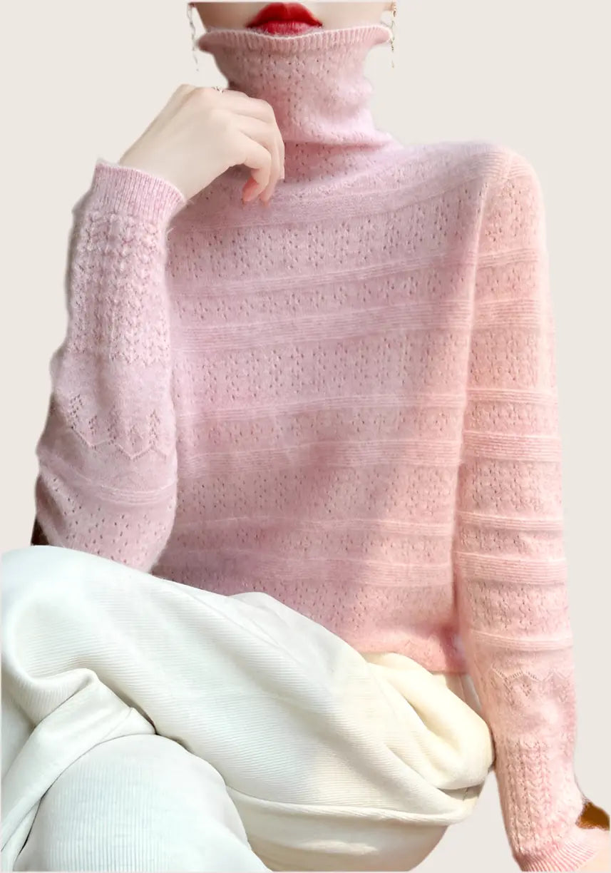 Cosy Cashmere Roll Neck Jumper The Style Closet