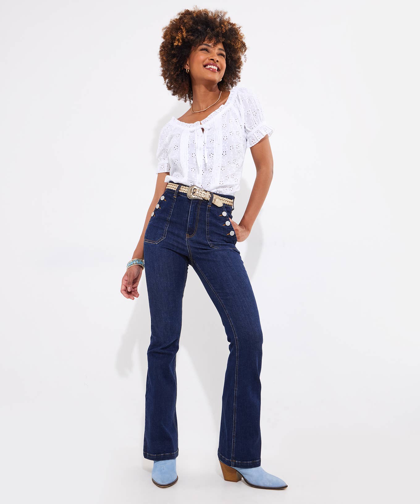 Broderie Anglaise Top
