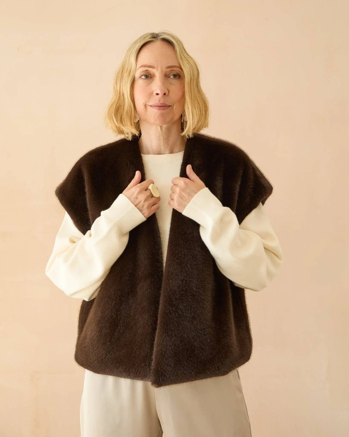 Claire Gilet | Rich Cocoa The Style Closet