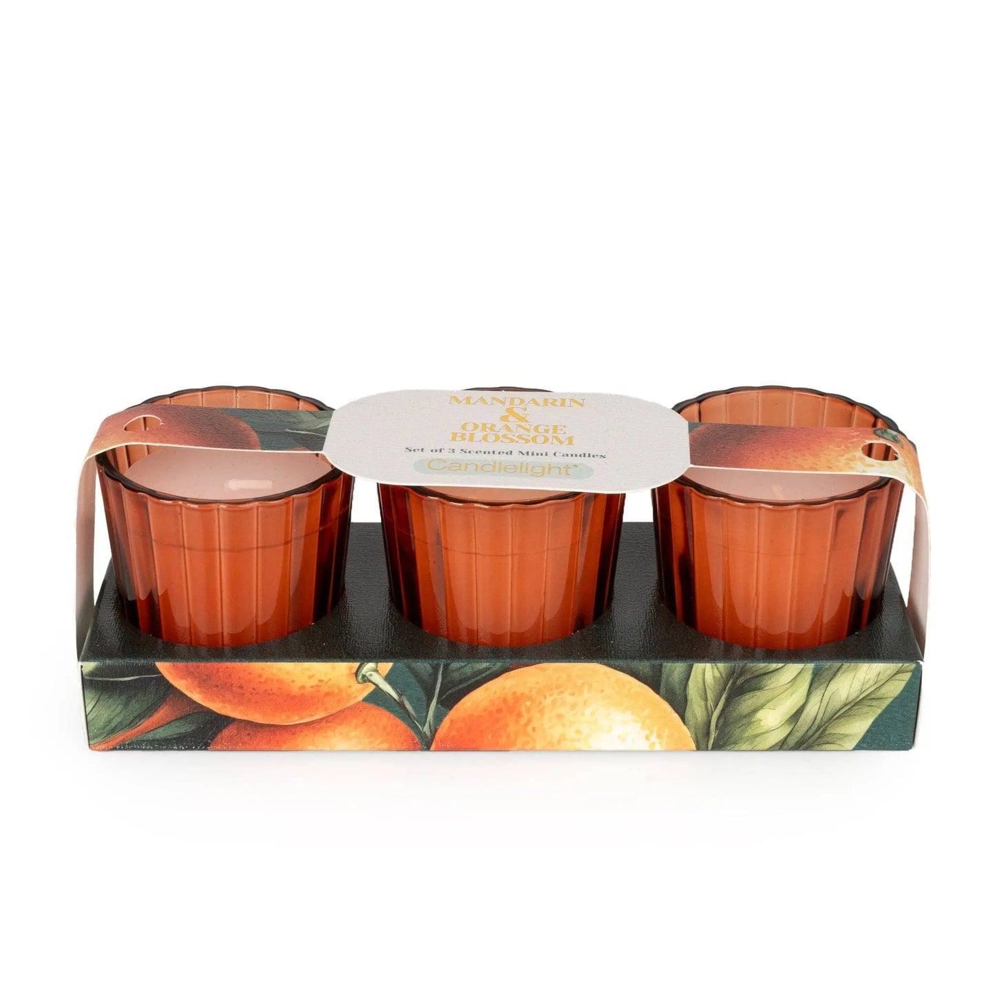 Set of 3 Votives - Mandarin & Orange Blossom Candlelight Products Ltd