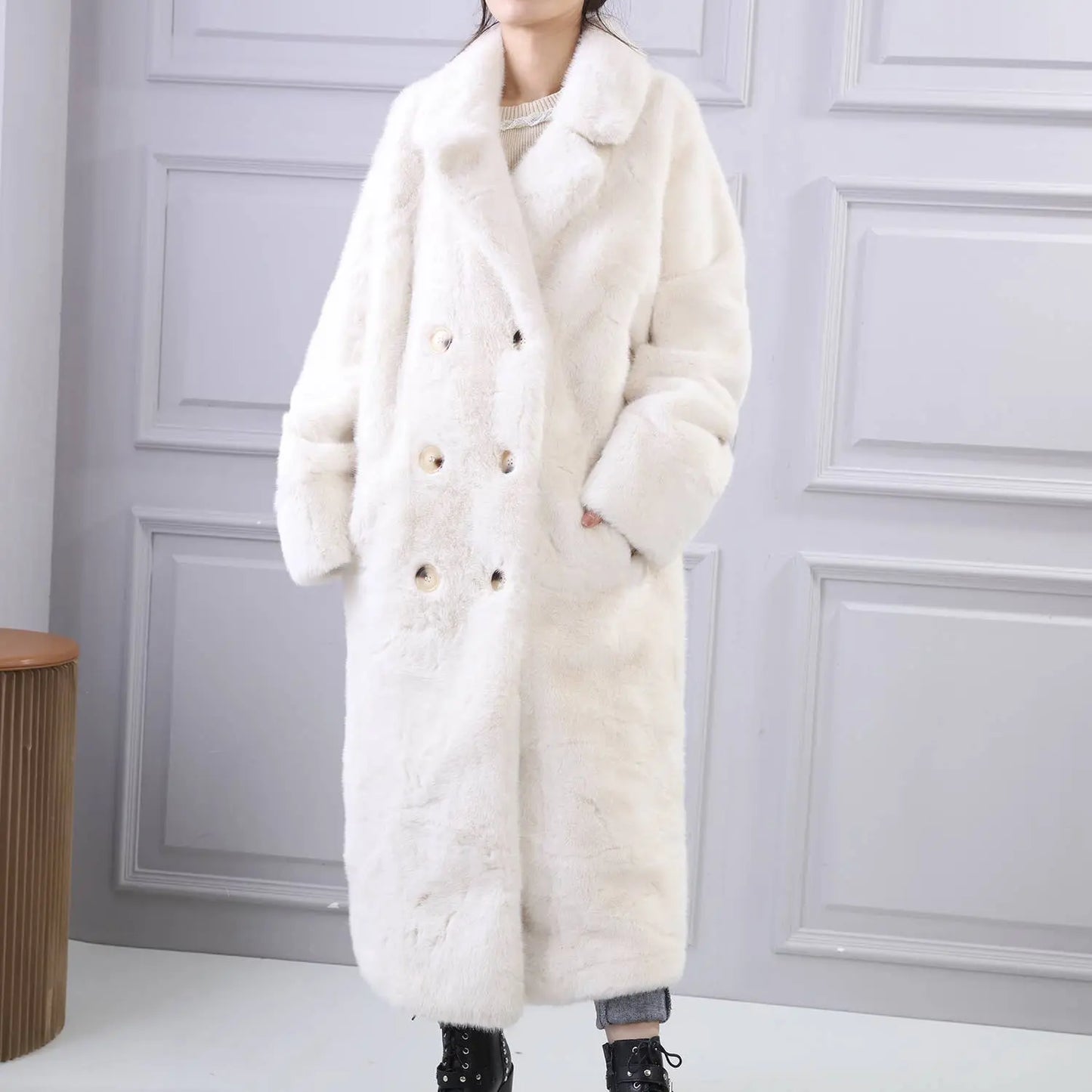 The Luxe Heritage Frost Reverie Faux Fur Coat The Style Closet