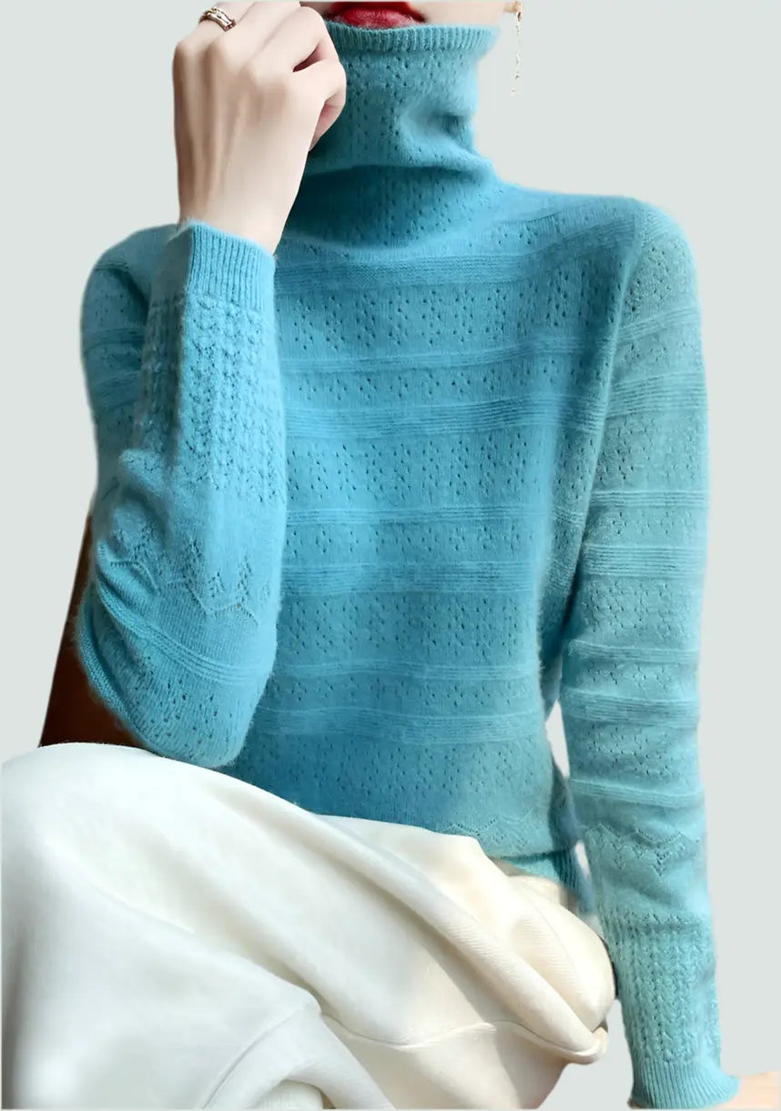 Cosy Cashmere Roll Neck Jumper The Style Closet