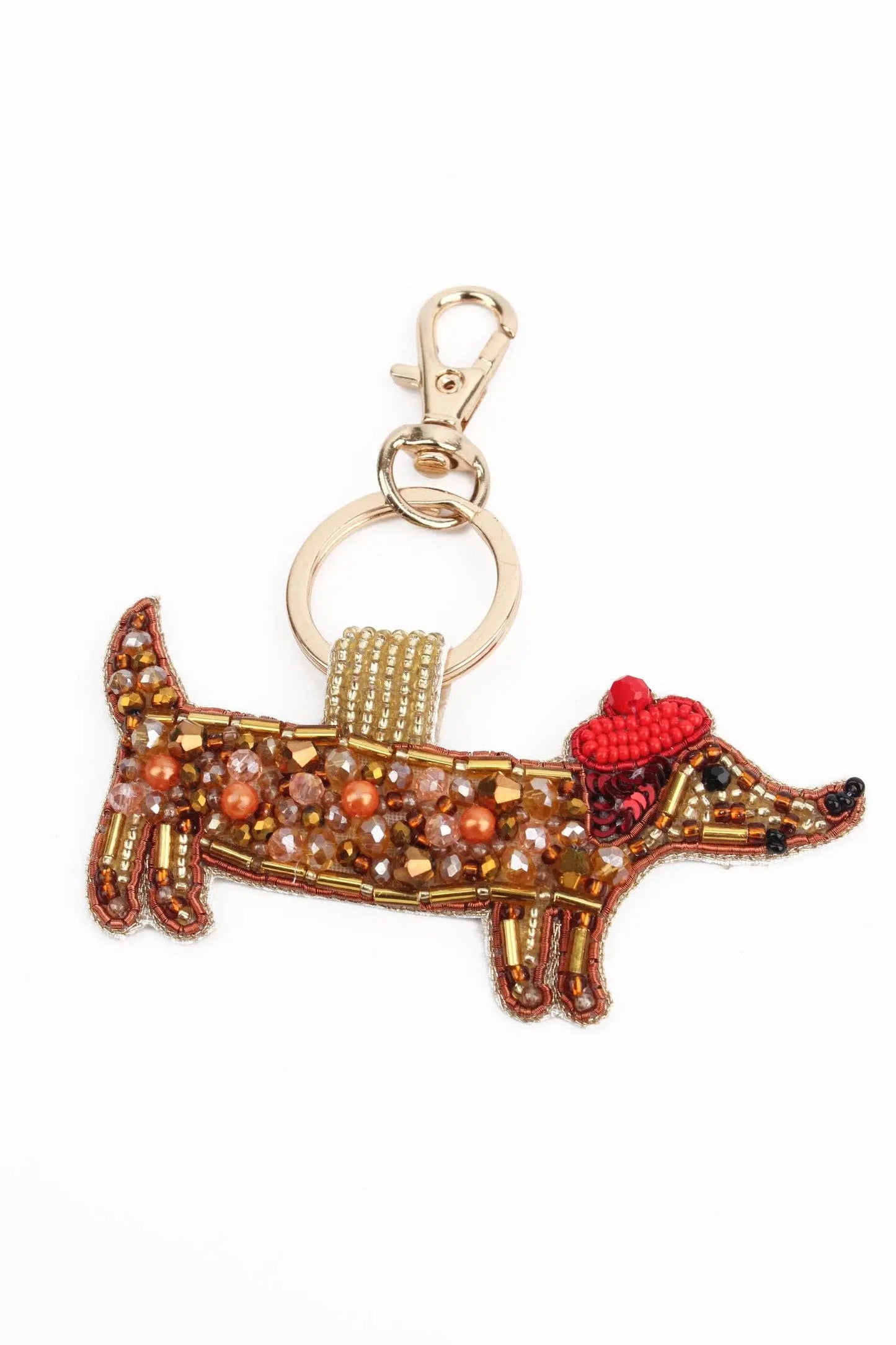 FRENCH SAUSAGE DOG KEYRING The Style Closet