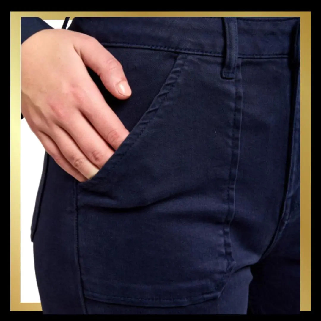 Navy Blue Wide Leg Jeans The Style Closet