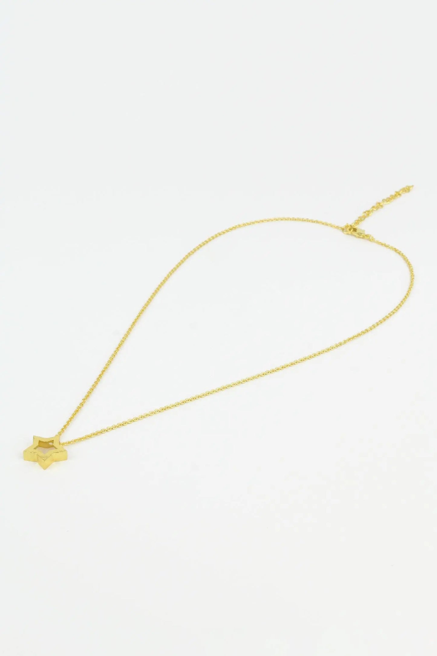 GOLD BRUSHED STAR PENDANT My Doris