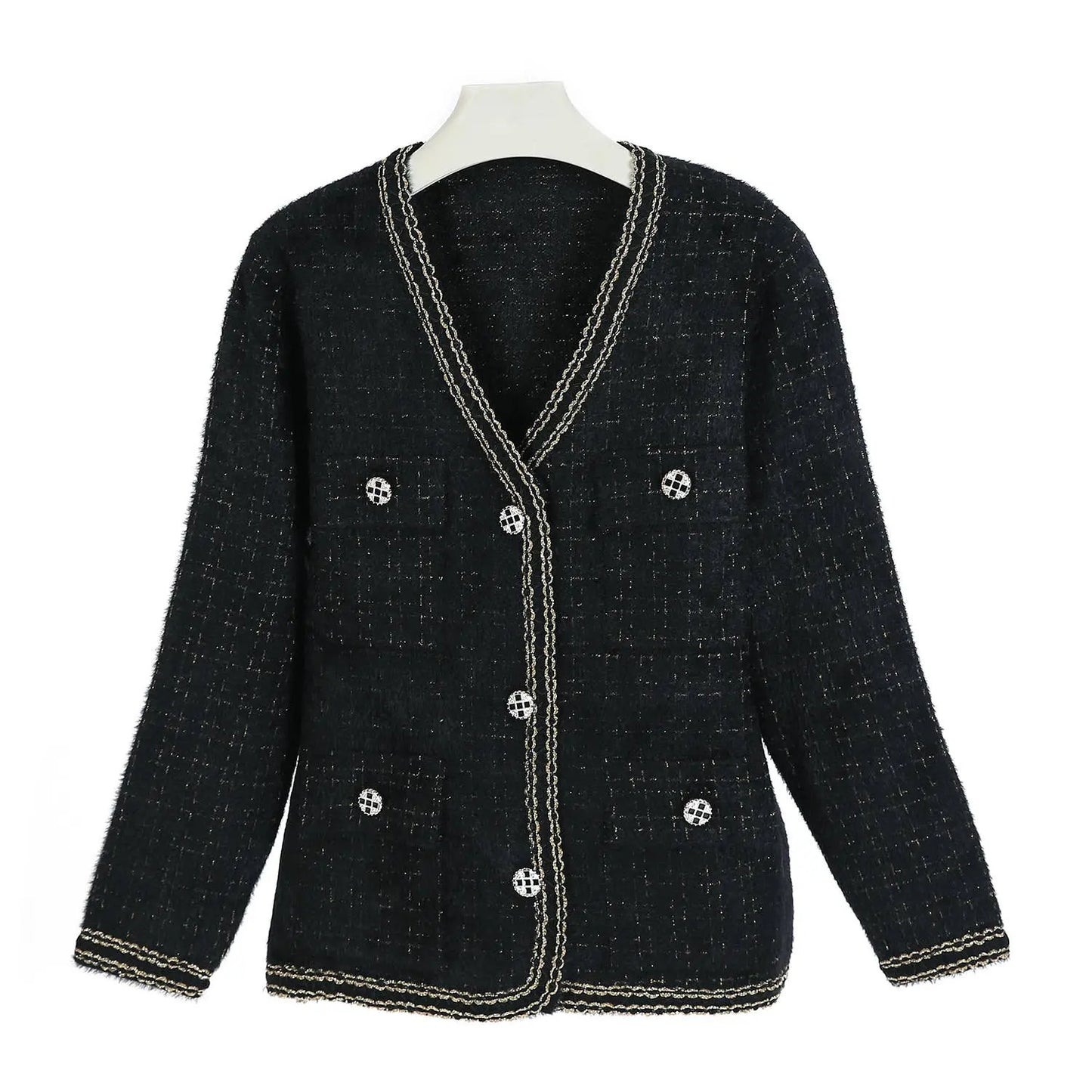 Tweed soft cardigan The Style Closet