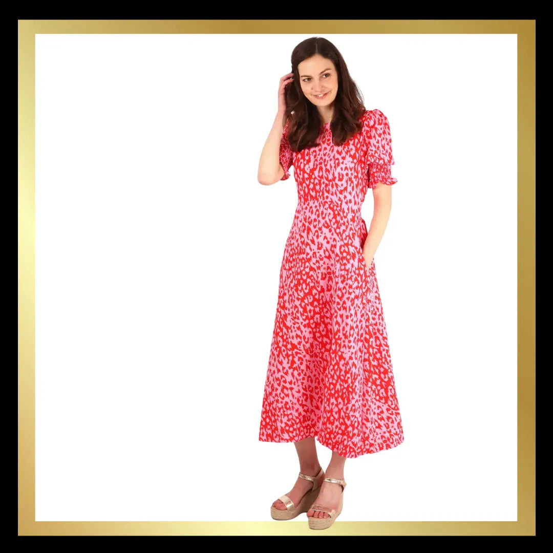 Leopard & Star Print Dress The Style Closet