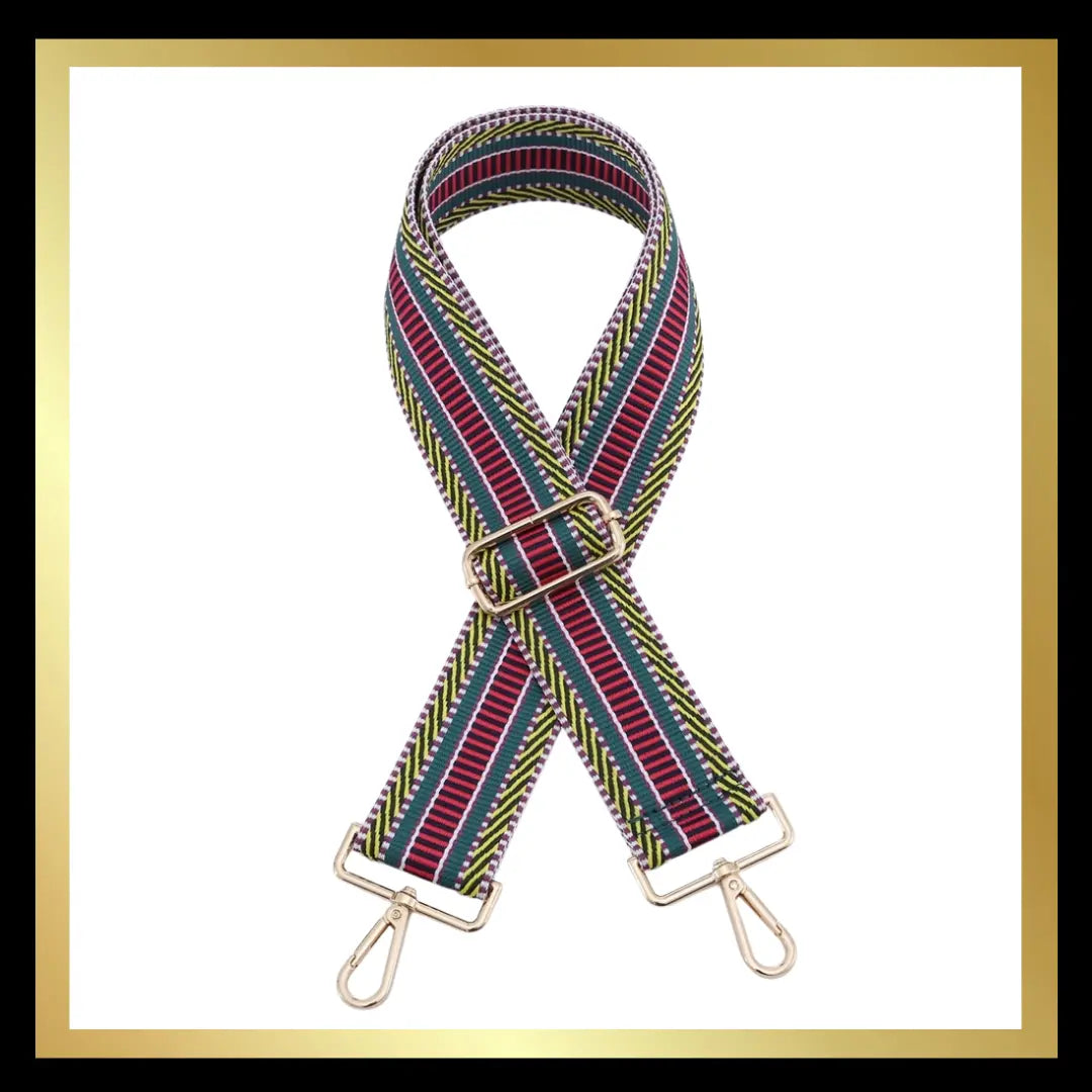 Patterned Stripes Handbag Straps The Style Closet