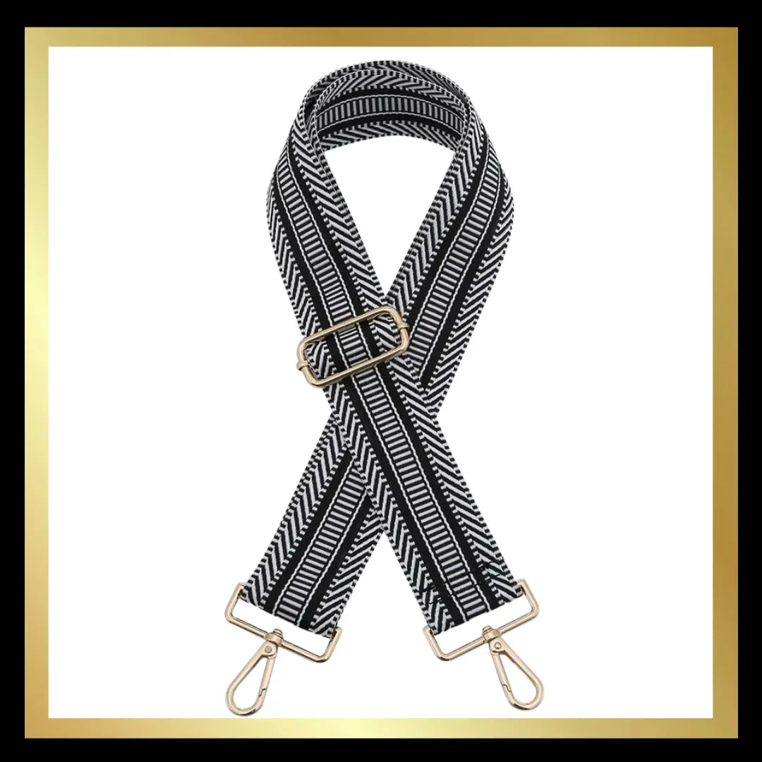 Patterned Stripes Handbag Straps The Style Closet