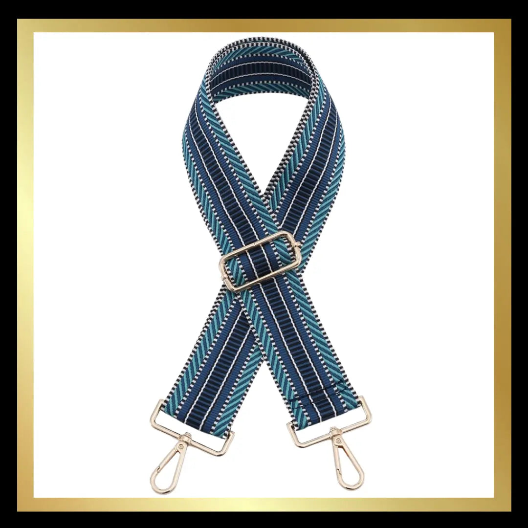 Patterned Stripes Handbag Straps The Style Closet