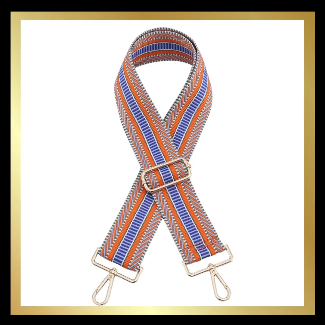 Patterned Stripes Handbag Straps The Style Closet