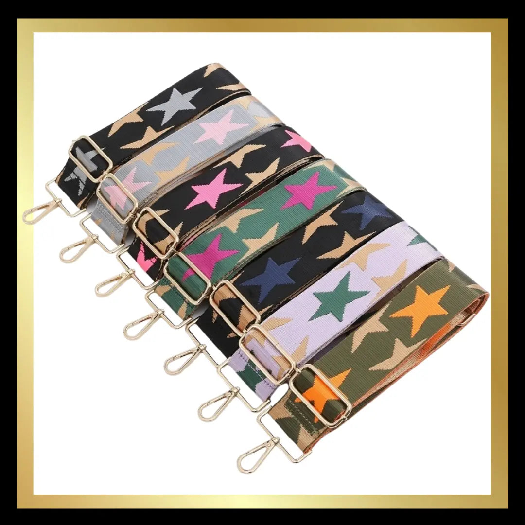 Stars Design Handbag Straps The Style Closet