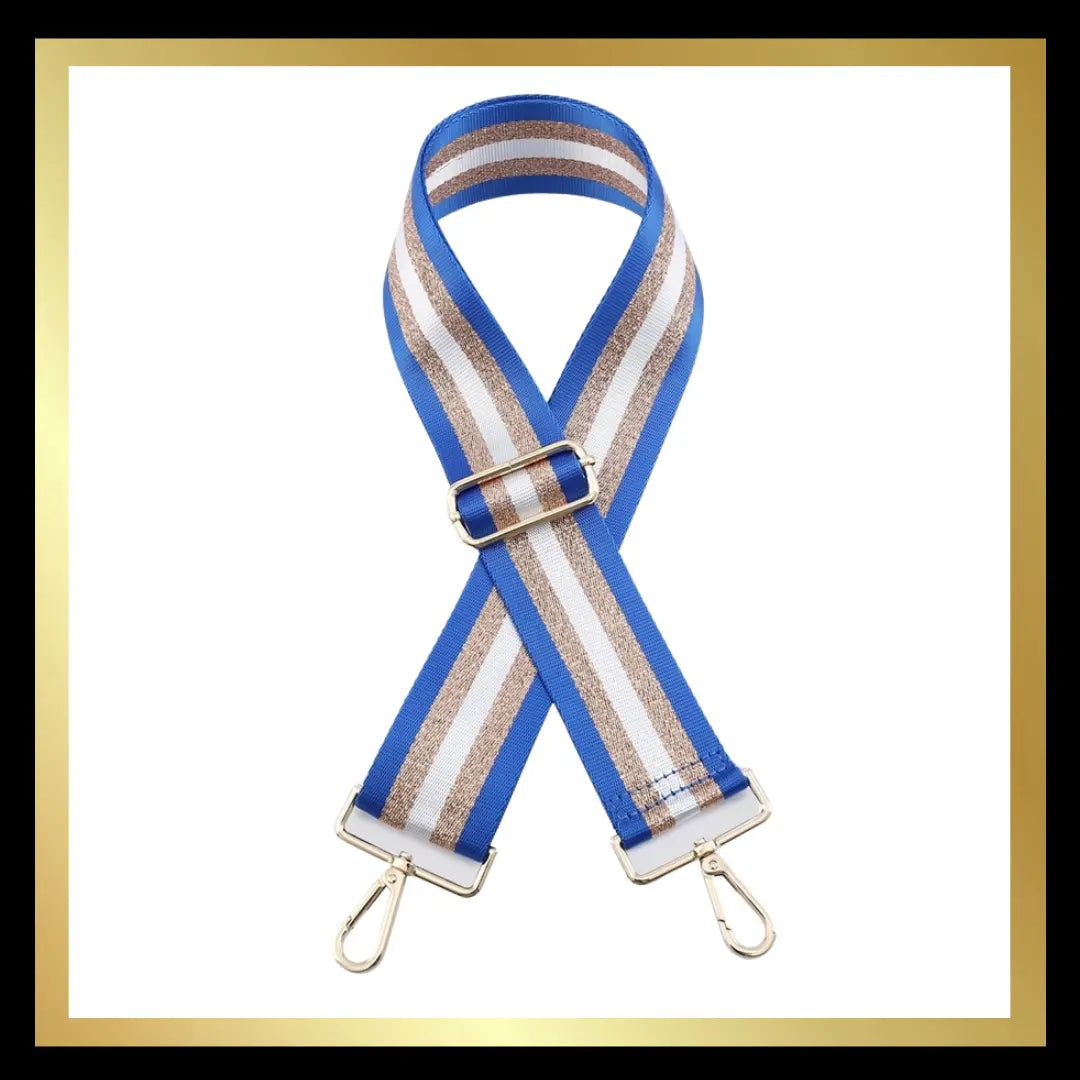 3 Colour Stripe Handbag Straps The Style Closet