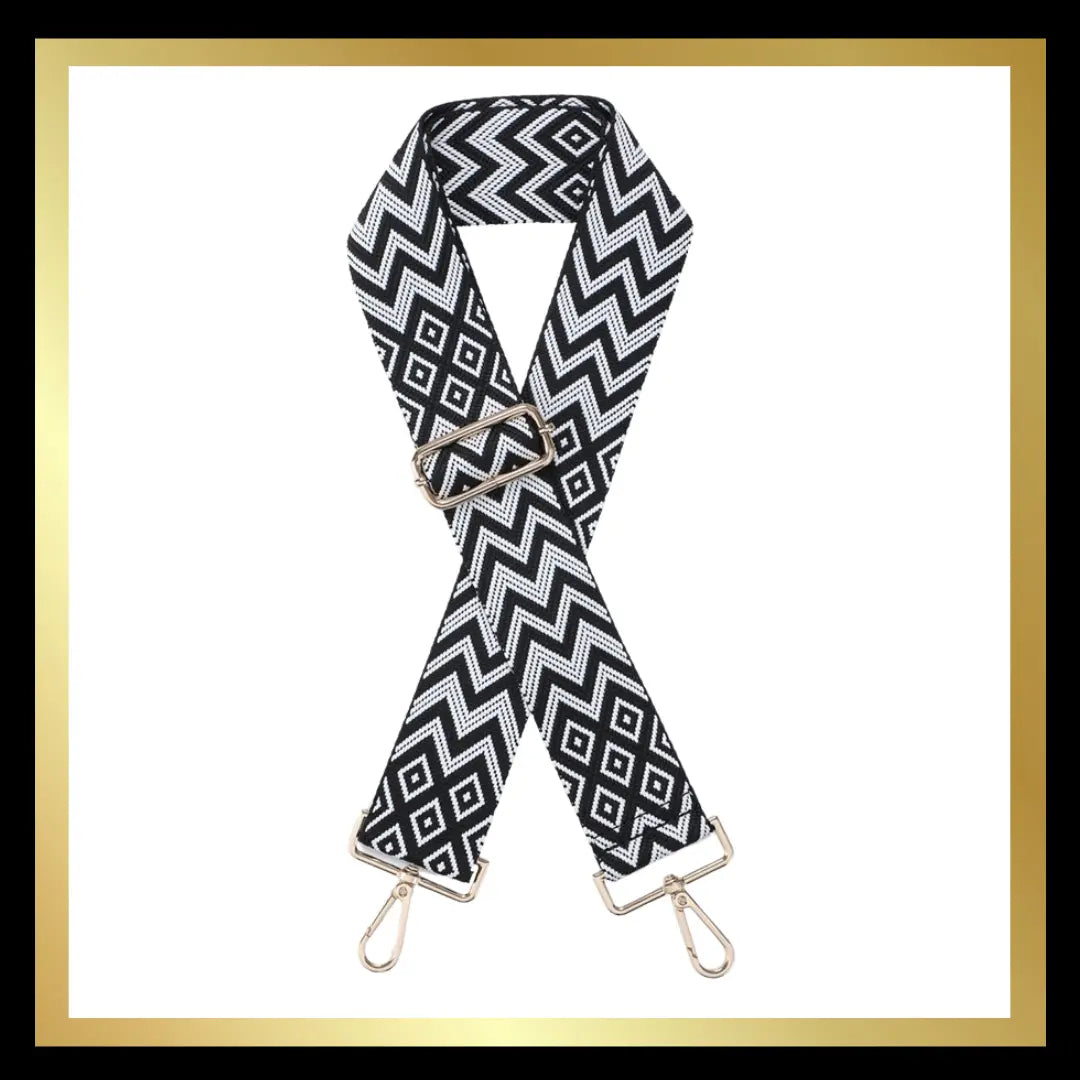 Diamond & ZigZap Design Handbag Straps The Style Closet
