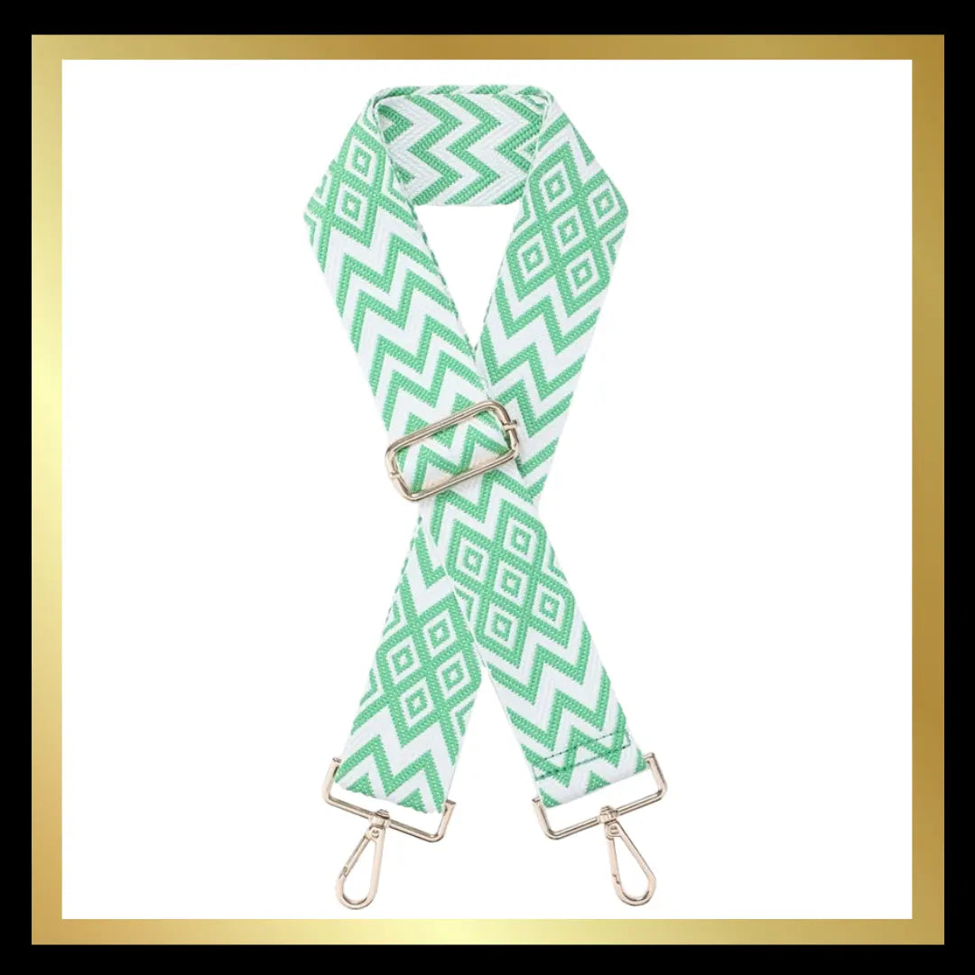 Diamond & ZigZap Design Handbag Straps The Style Closet