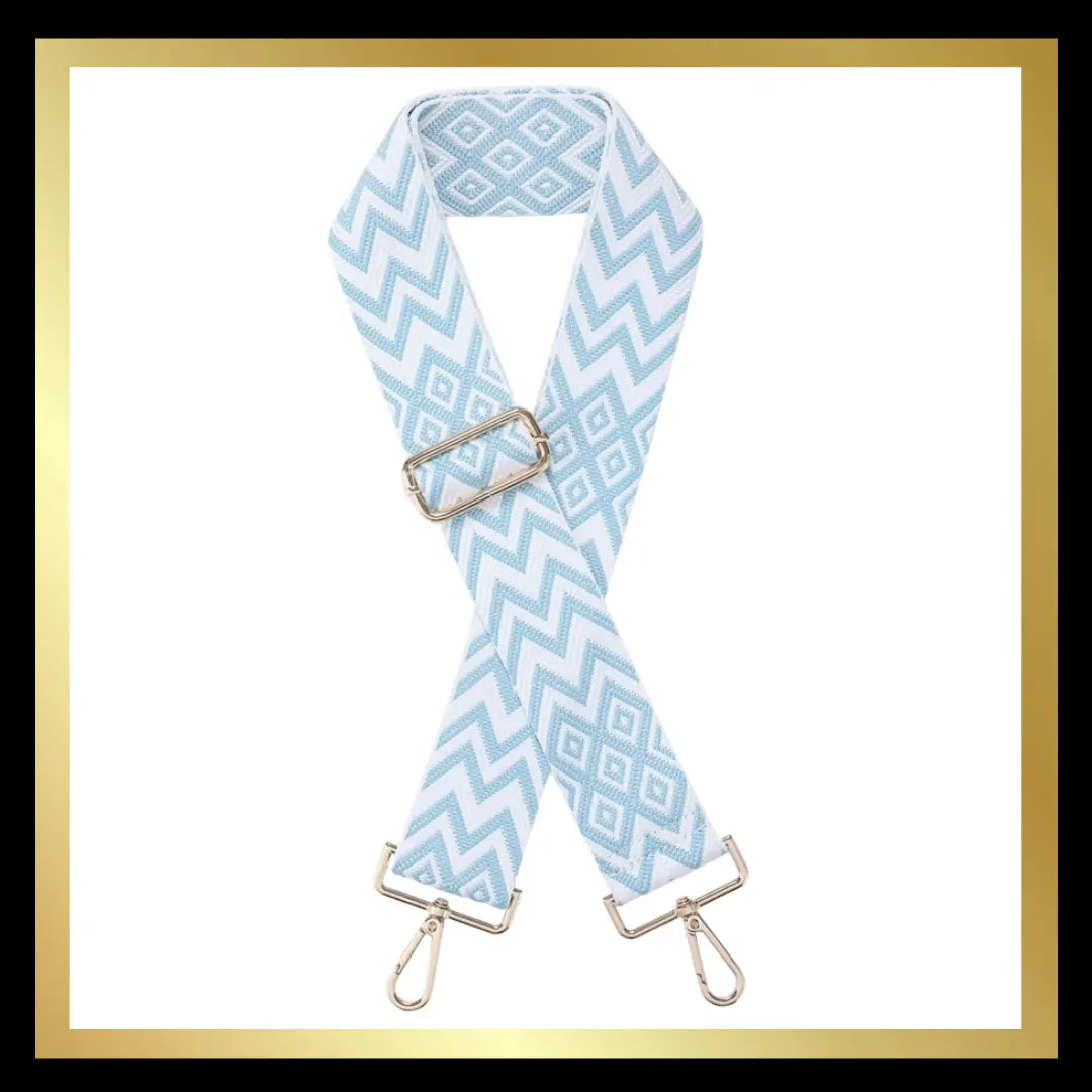 Diamond & ZigZap Design Handbag Straps The Style Closet