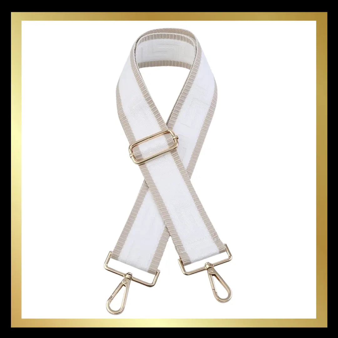 Wide Stripe Handbag Straps The Style Closet