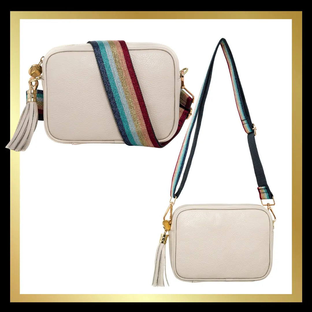 Camera Italian Leather Handbag - standard The Style Closet