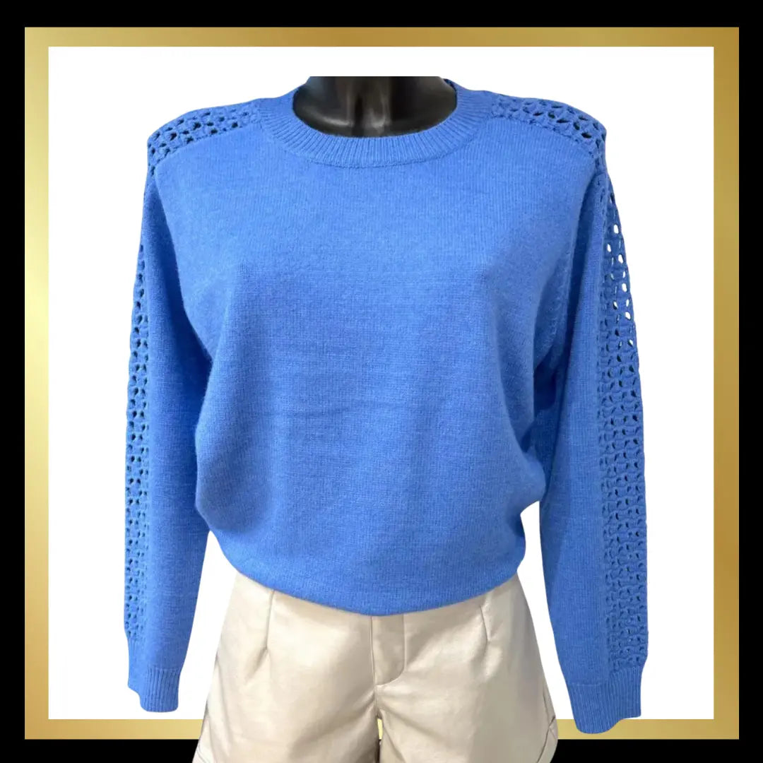 Cut out sleeve detail Jumper The Style Closet