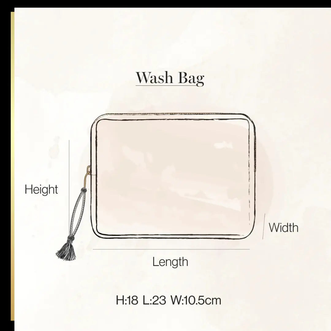 Elizabeth Scarlett BEE Wash Bags The Style Closet
