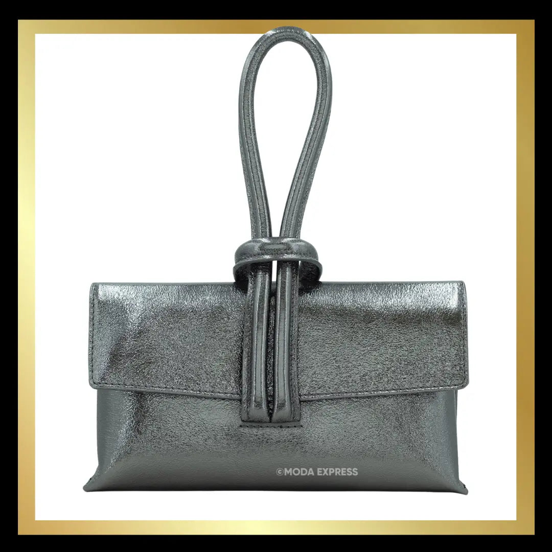 Leather Loop Handle Bag The Style Closet
