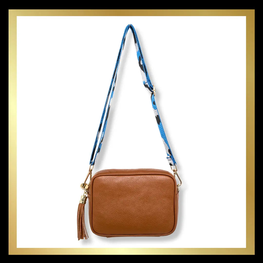 Camera Italian Leather Handbag - standard The Style Closet