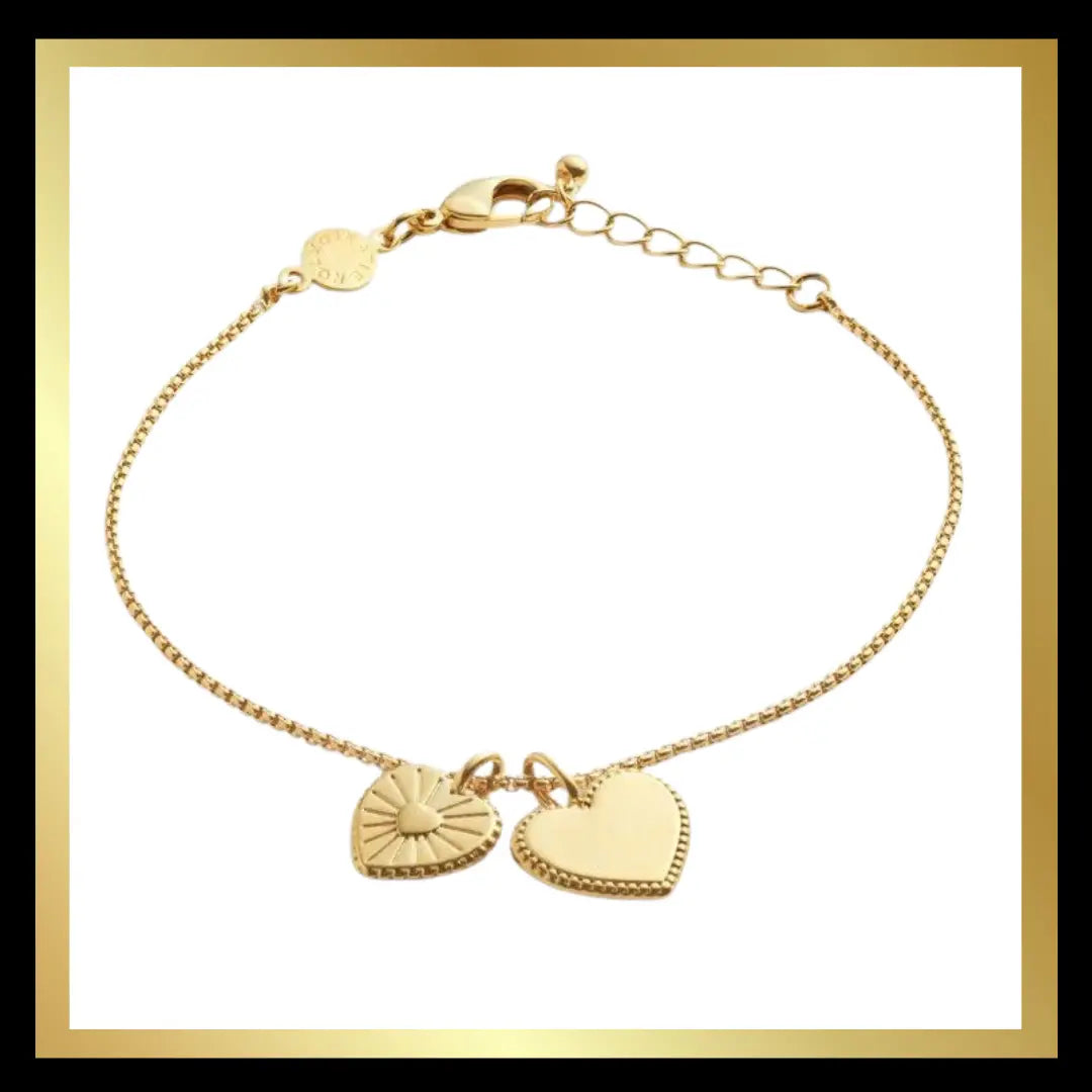 'Daughter' Waterproof Gold Charm Bracelet by Katie Loxton Katie Loxton
