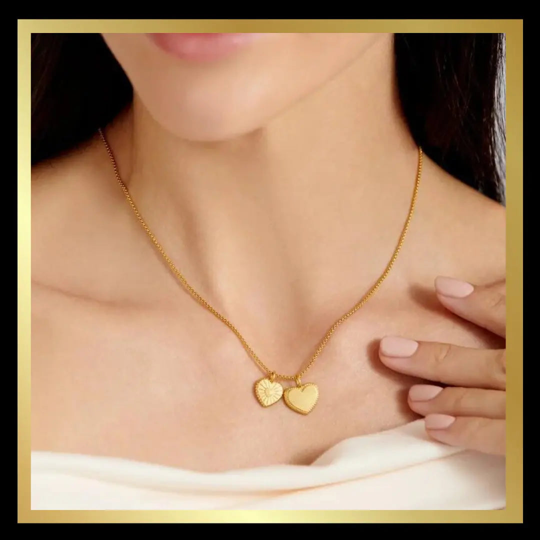 'Daughter' Waterproof Gold Charm Necklace by Katie Loxton The Style Closet