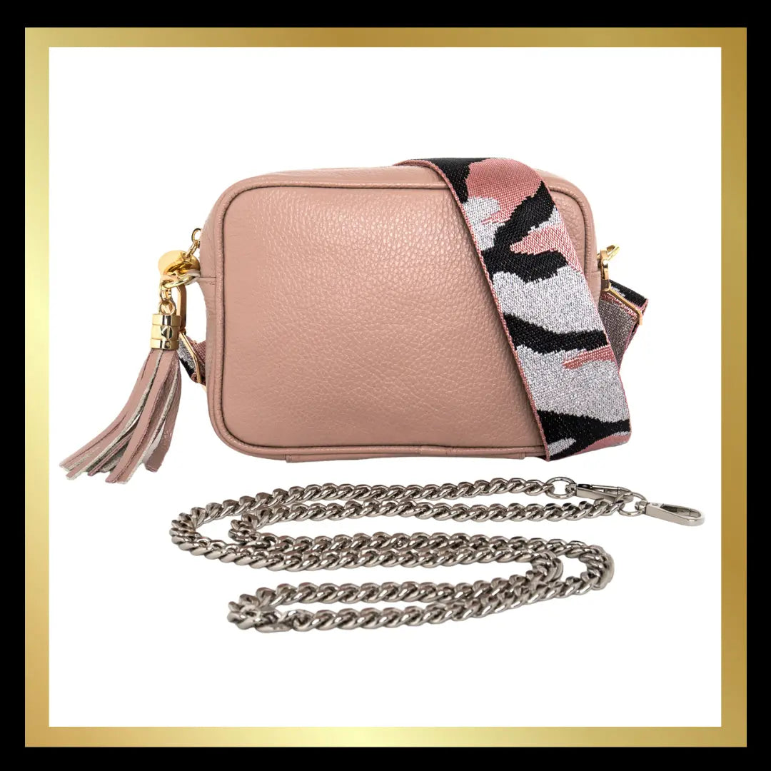 Camera Italian Leather Handbag - standard The Style Closet