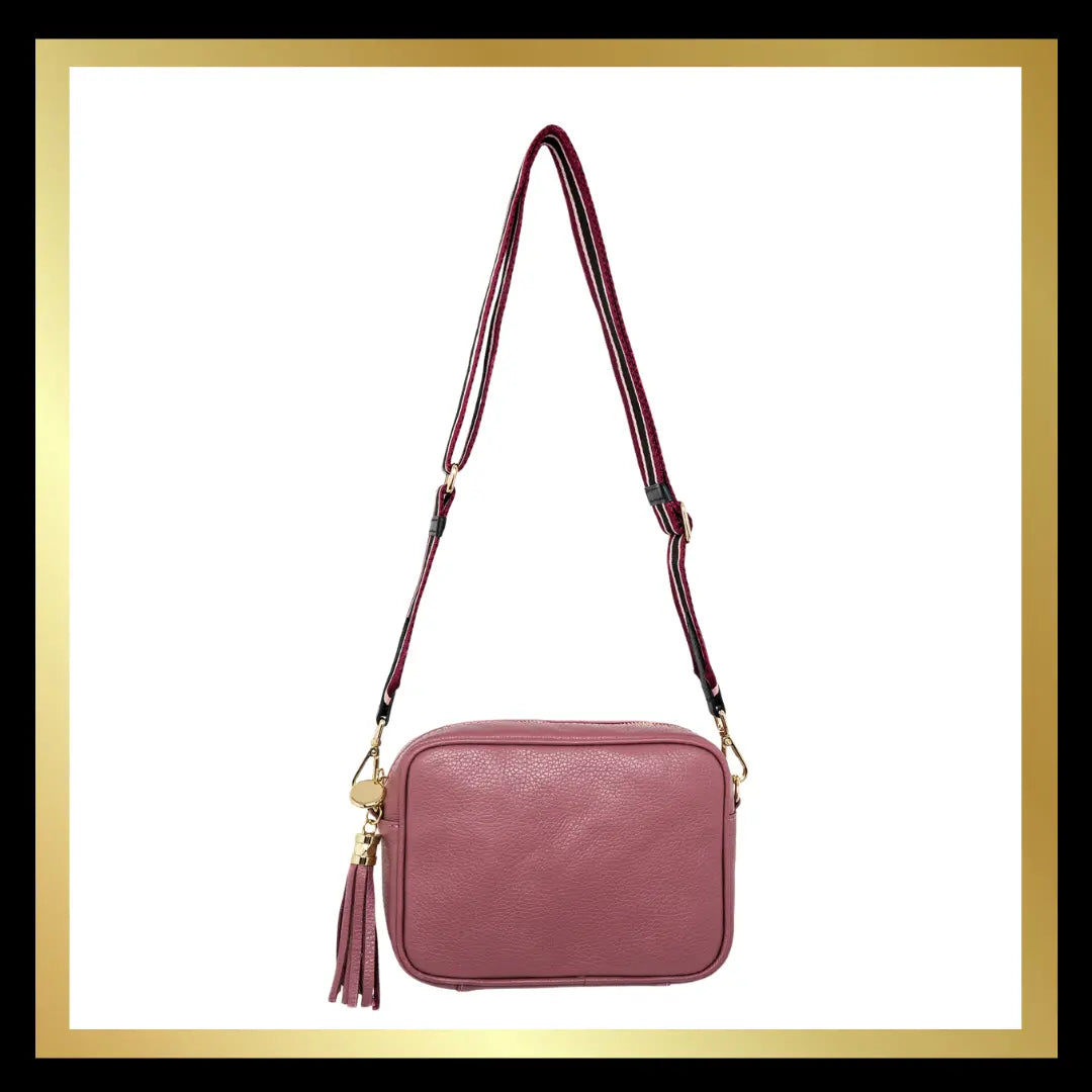 Camera Italian Leather Handbag - standard The Style Closet