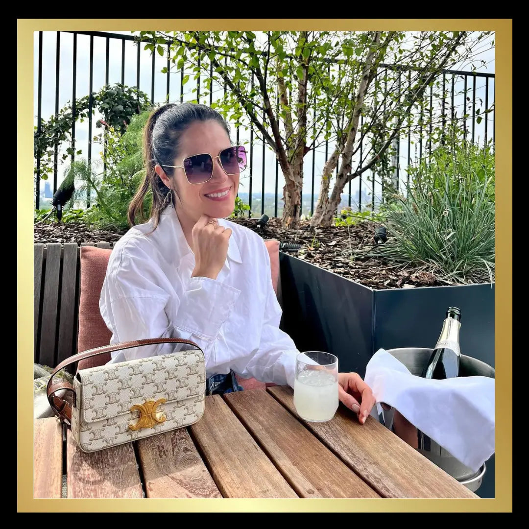 Carmel Sunglasses by Elie Beaumont with Gold Case The Style Closet