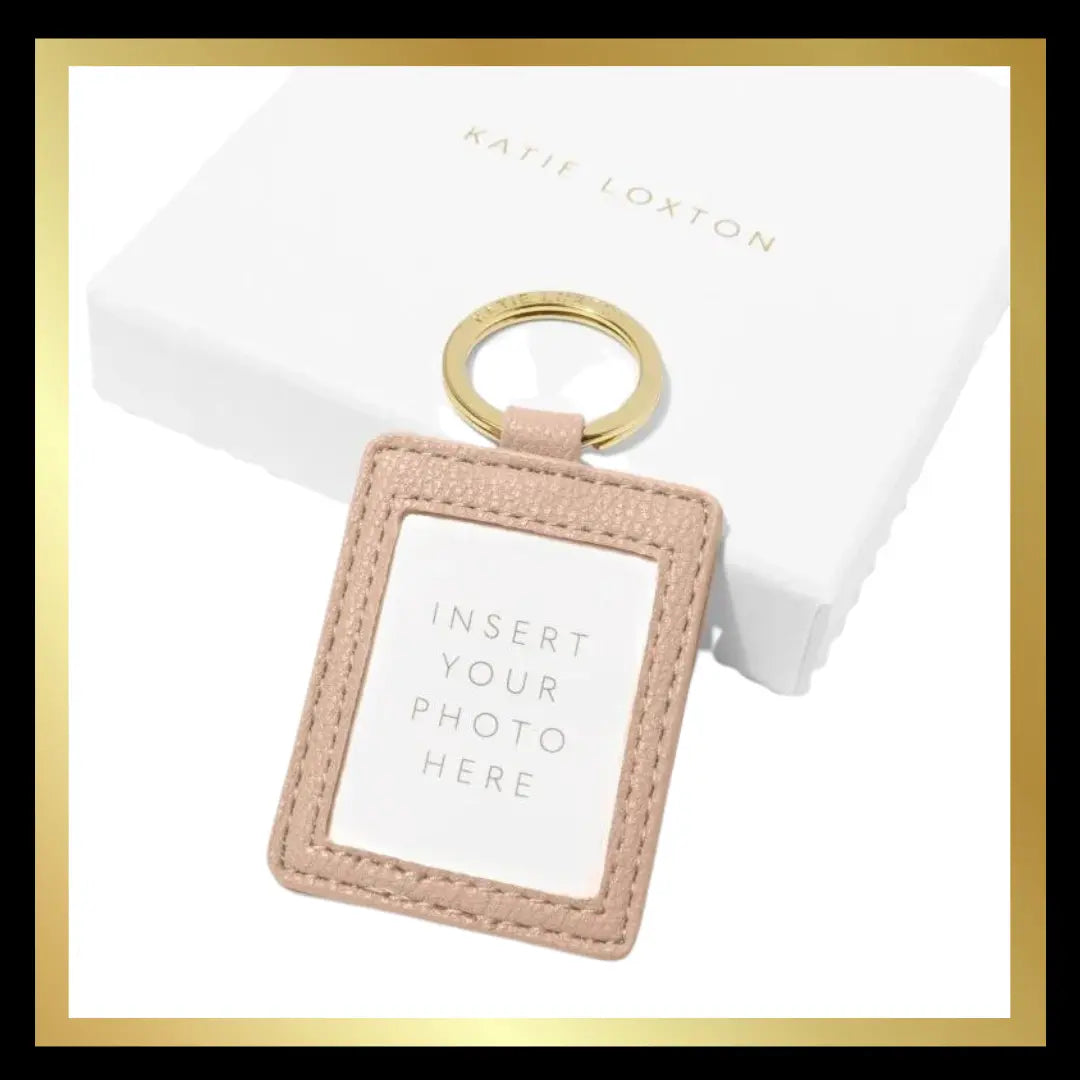 Boxed 'Fabulous Friend' Photo Keyring in Nude Pink by Katie Loxton Katie Loxton