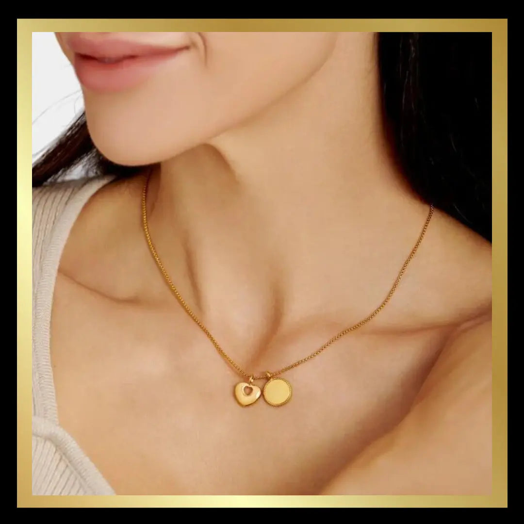 'Family Forever' Waterproof Gold Charm Necklace by Katie Loxton The Style Closet