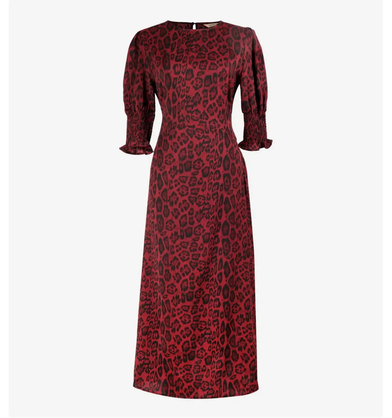 Hazel Tea Dress In Chocolate or Berry Animal Print The Style Closet