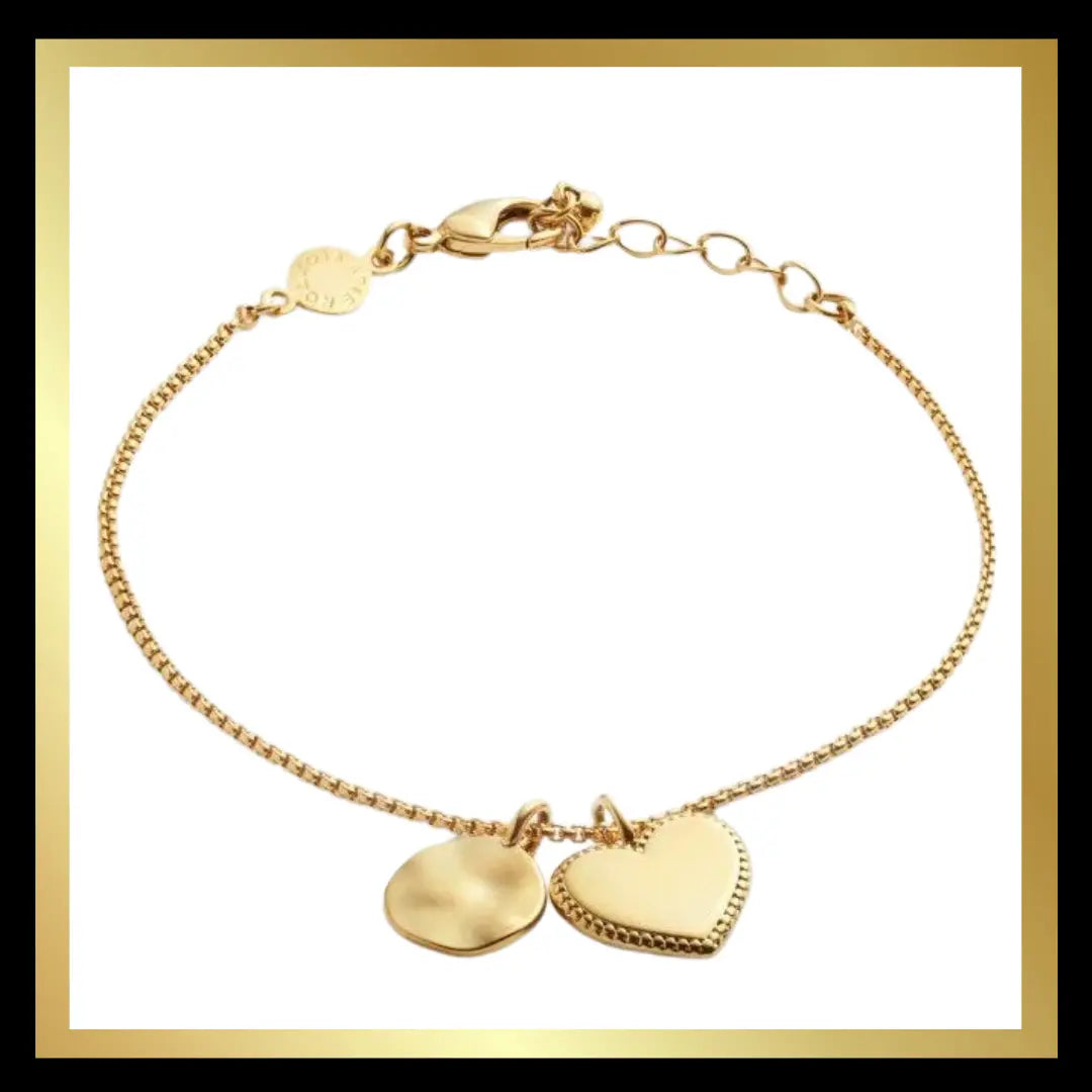 'Happy Birthday' Waterproof Gold Charm Bracelet by Katie Loxton Katie Loxton