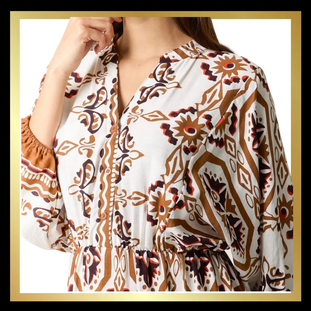 Aztec Print Dress The Style Closet