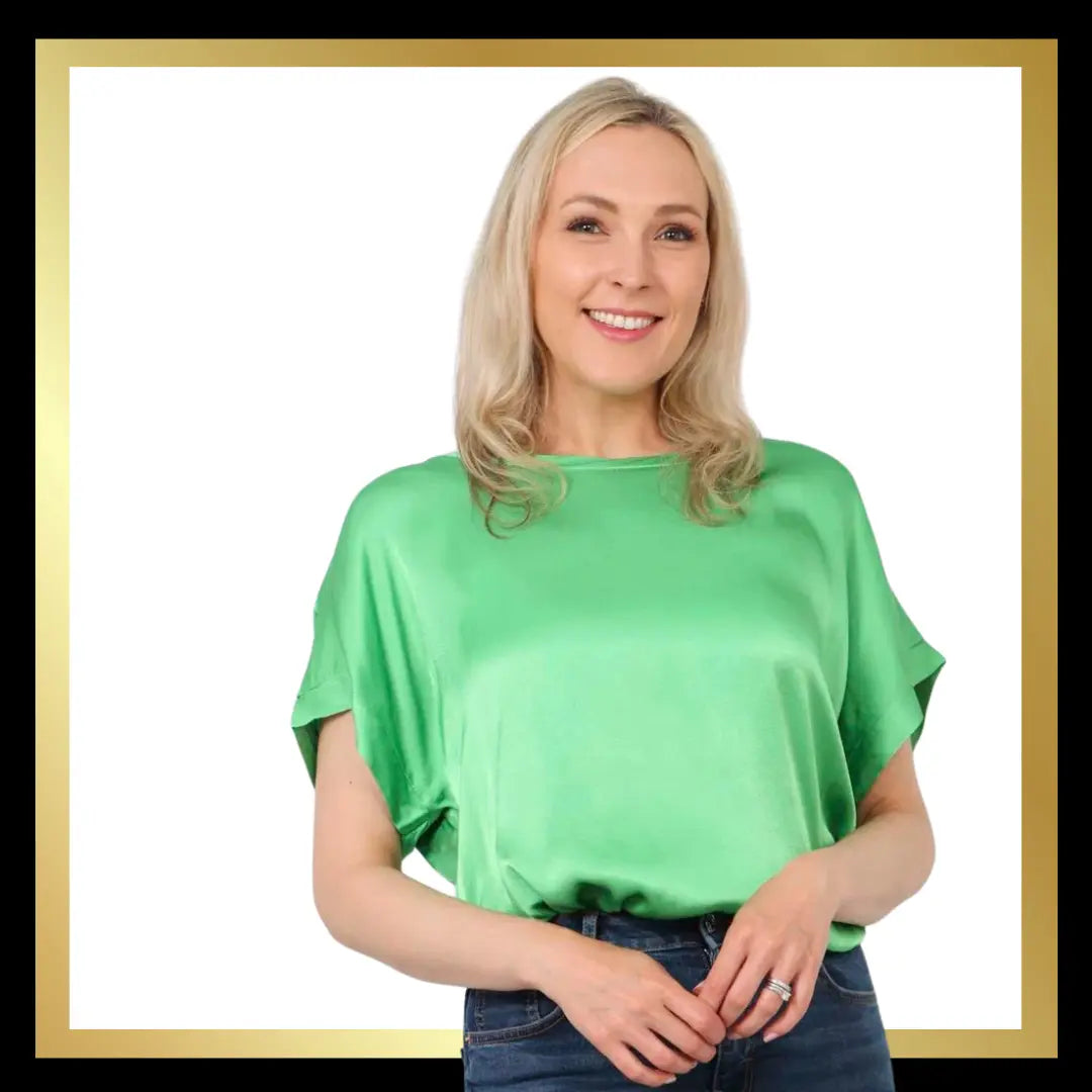 Silk Textured Top The Style Closet