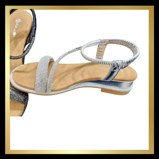 Silver Sandals The Style Closet